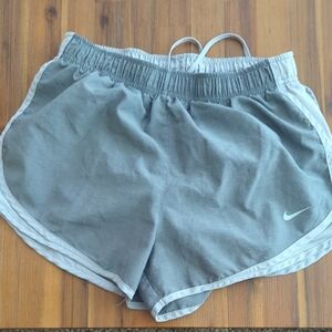 Nike Women's Light Gray Athletic Shorts